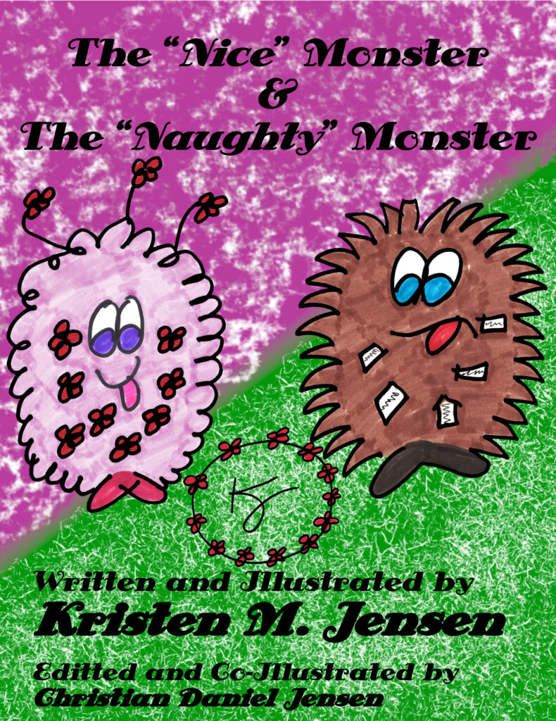The Naughty and The Nice Monster Book cover.